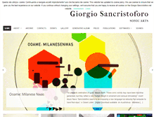 Tablet Screenshot of giorgiosancristoforo.net